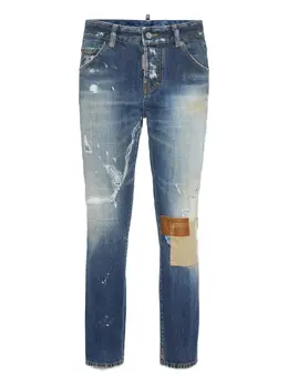 DSQUARED2: Рваные джинсы 