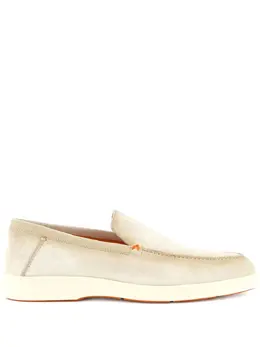 Santoni: Бежевые туфли 