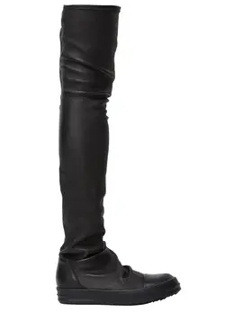 Rick Owens: Чёрные кроссовки 