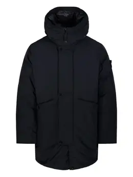Stone Island: Пальто с капюшоном 