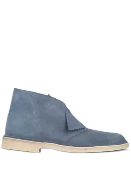 Clarks Originals: Синие ботинки 