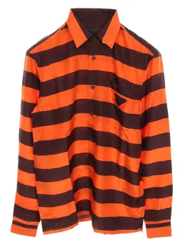 Prada Pre-Owned: Рубашка в полоску 