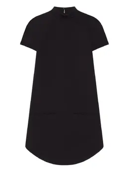 Courrèges: Платье с коротким рукавом 