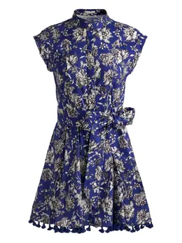 alice + olivia: Рубашка с растительным принтом 