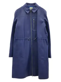 Hermès Pre-Owned: Кожаное пальто 
