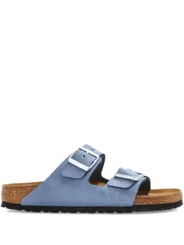 Birkenstock: Голубые сандалии 