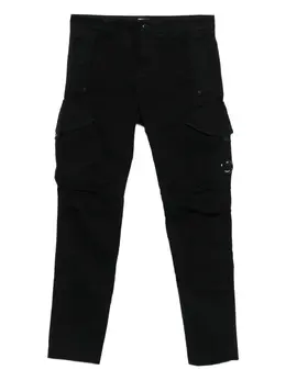 C.P. Company: Чёрные брюки  Lens