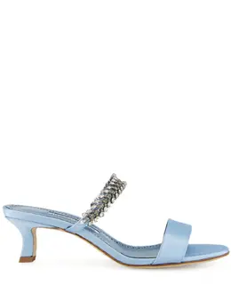 Manolo Blahnik: Светлые сандалии 