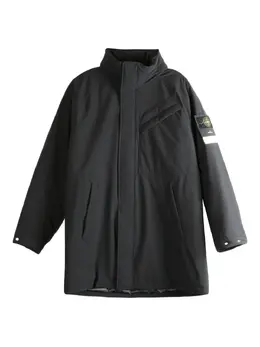Stone Island: Чёрное пальто 
