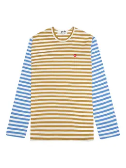 Comme Des Garçons Play: Футболка в полоску 