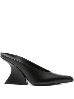 Mugler: Чёрные сабо 
