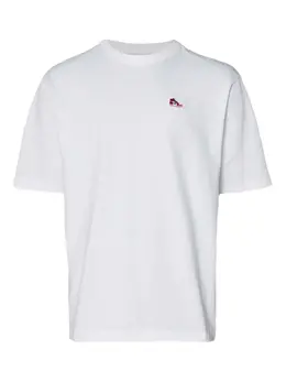 Nike: Белая футболка 