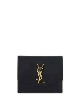 Saint Laurent: Чёрный кошелёк  Uptown