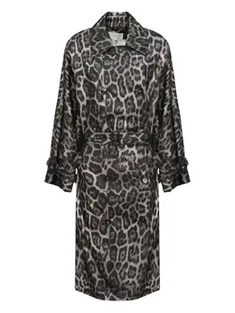Stella McCartney: Плащ с леопардовым принтом 