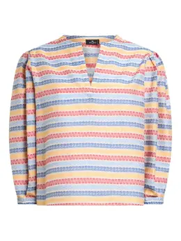 ETRO: Жаккардовая блуза 