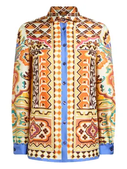 ETRO: Шёлковая рубашка 