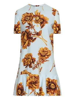 Oscar de la Renta: Платье с принтом 