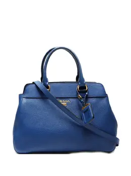 Prada Pre-Owned: Голубая сумка 