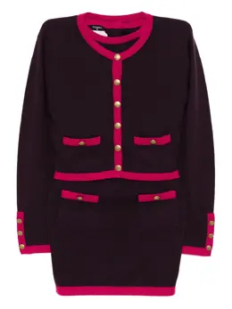CHANEL Pre-Owned: Тёмный костюм 