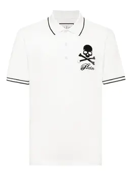 Philipp Plein: Белое поло  Skull