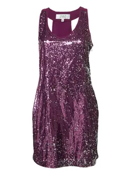 Badgley Mischka: Фиолетовое платье 