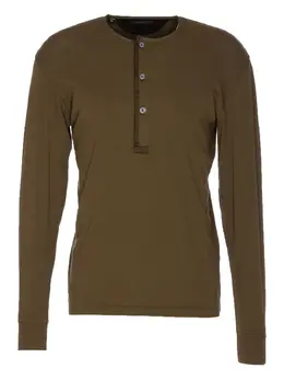 TOM FORD: Зелёное поло  Henley