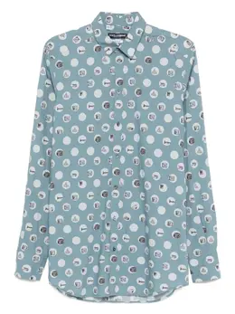 Dolce & Gabbana Pre-Owned: Рубашка в горошек 