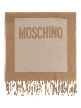 Moschino: Бежевый шарф 