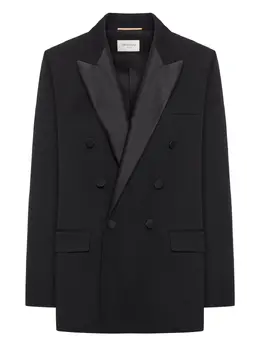 Saint Laurent: Атласный жакет 
