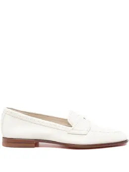 Santoni: Белые лоферы 