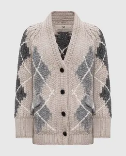 Ermanno Scervino: Бежевый кардиган 