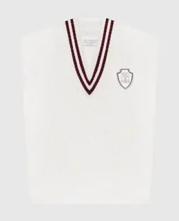 Brunello Cucinelli: Білі жилети 