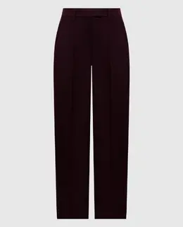 Brunello Cucinelli: Бордовые брюки 