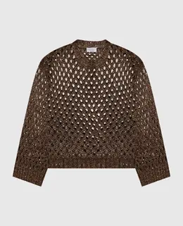 Brunello Cucinelli: Свитер цвета хаки 