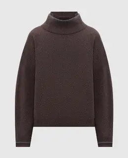 Brunello Cucinelli: Коричневый свитер 