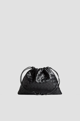 Bottega Veneta: Чёрная сумка 