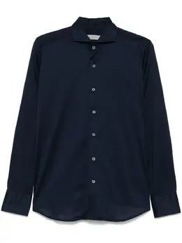 Canali: Синяя рубашка 