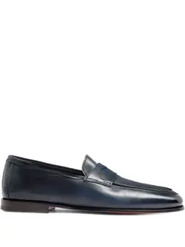 Santoni: Синие туфли 