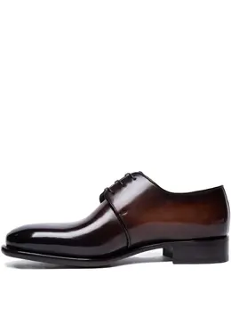 Santoni: Коричневые туфли  Derby