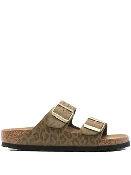 Birkenstock: Сандалии  Arizona цвета хаки