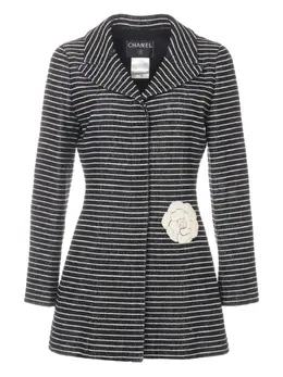 CHANEL Pre-Owned: Чёрная куртка 