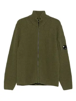 C.P. Company: Зелёный кардиган 