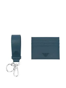 Emporio Armani: Голубой картхолдер 