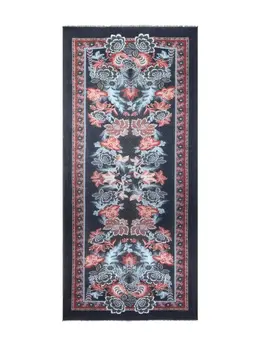 ETRO: Шарф с растительным принтом 