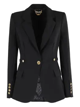 Elisabetta Franchi: Чёрный жакет 