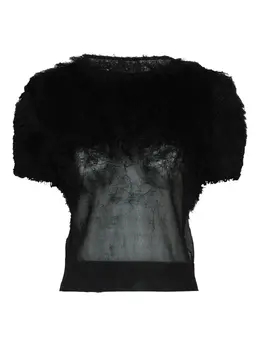 Maison Margiela: Блуза с коротким рукавом 