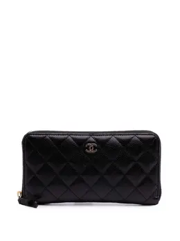 CHANEL Pre-Owned: Чёрный кошелёк 