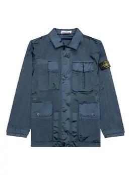 Stone Island: Голубая куртка  Compass