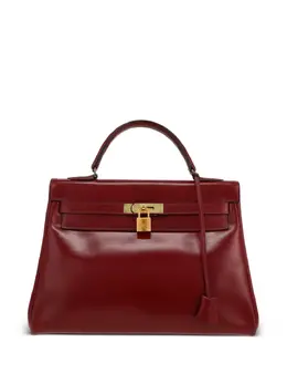 Hermès Pre-Owned: Бордовая сумка 