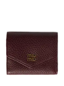 Miu Miu: Бордовый кошелёк 